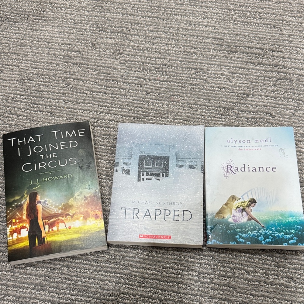 Bundle Set of Three Fiction Books